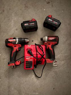 Milwaukee drill and impact
