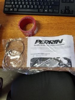Subaru 02-07 WRX 04-14 STI top mount intercooler perrin coupler - red