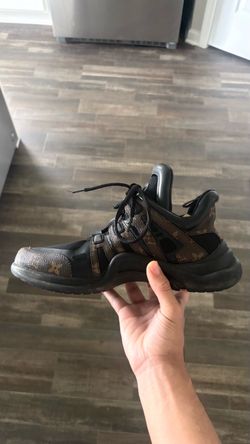 Louis Vuitton Women’s Archlight BlackBrown Monogram Sneakers