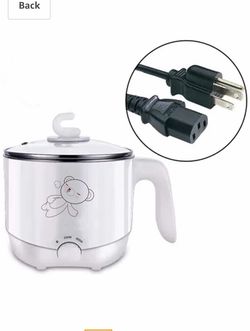  DCIGNA Electric Mini Hot Pot, Noodle Cooker, 1.5L