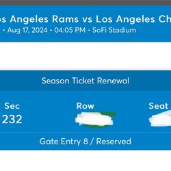 Charger Tickets