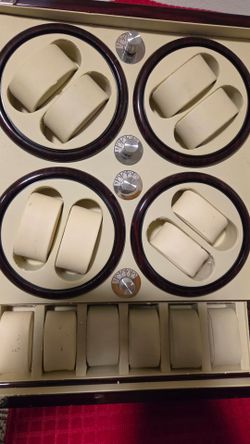 JQUEEN 8 WATCH WINDER CASE