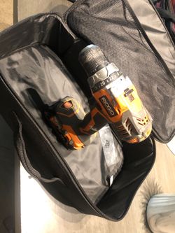 Rigid drill & battery/bag
