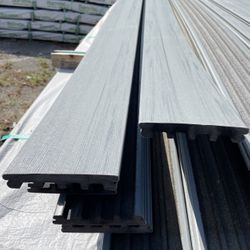 Timber gray composite decking