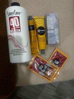 Hair dye , developer, red hair dye