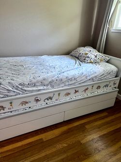 Ikea SLÄKT twin bed