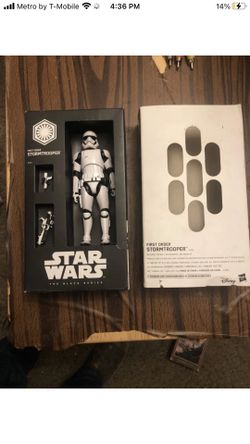 Star Wars Black Series 2015 SDCC First Order Stormtrooper 6" Figure