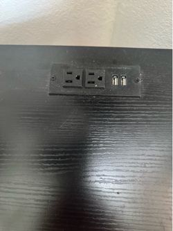 Pair of Matching Black Nightstands