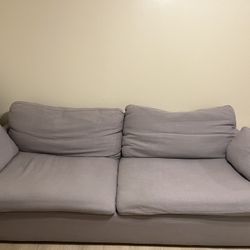Grey Couch 90 inches in length and 40 in width