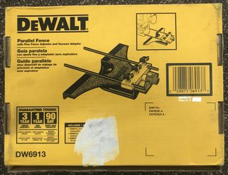 DEWALT DW6913 Router Edge Guide with Fine Adjustment and Vacuum Adaptor