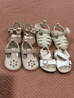Baby girl shoe/ sandal bundle