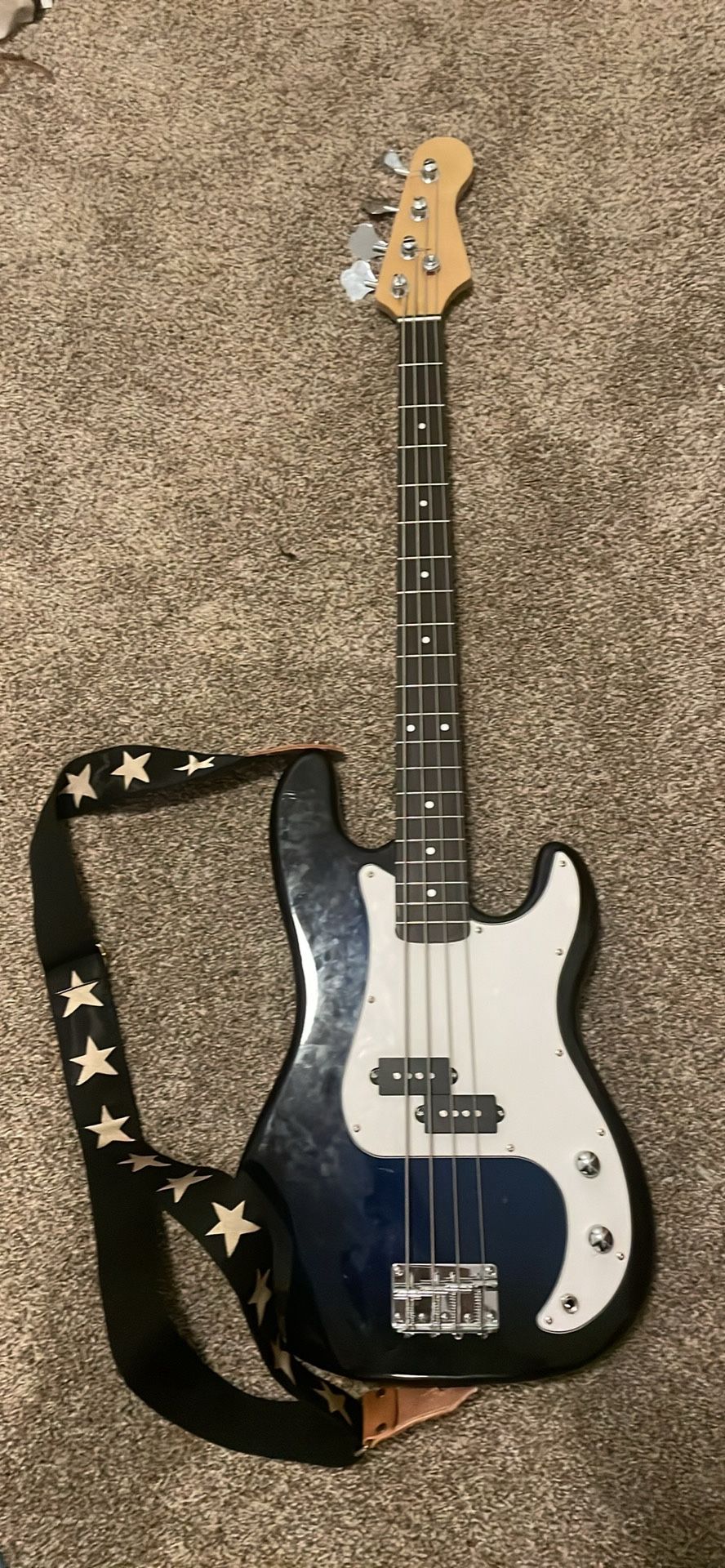 Bass Guitar with Accessories