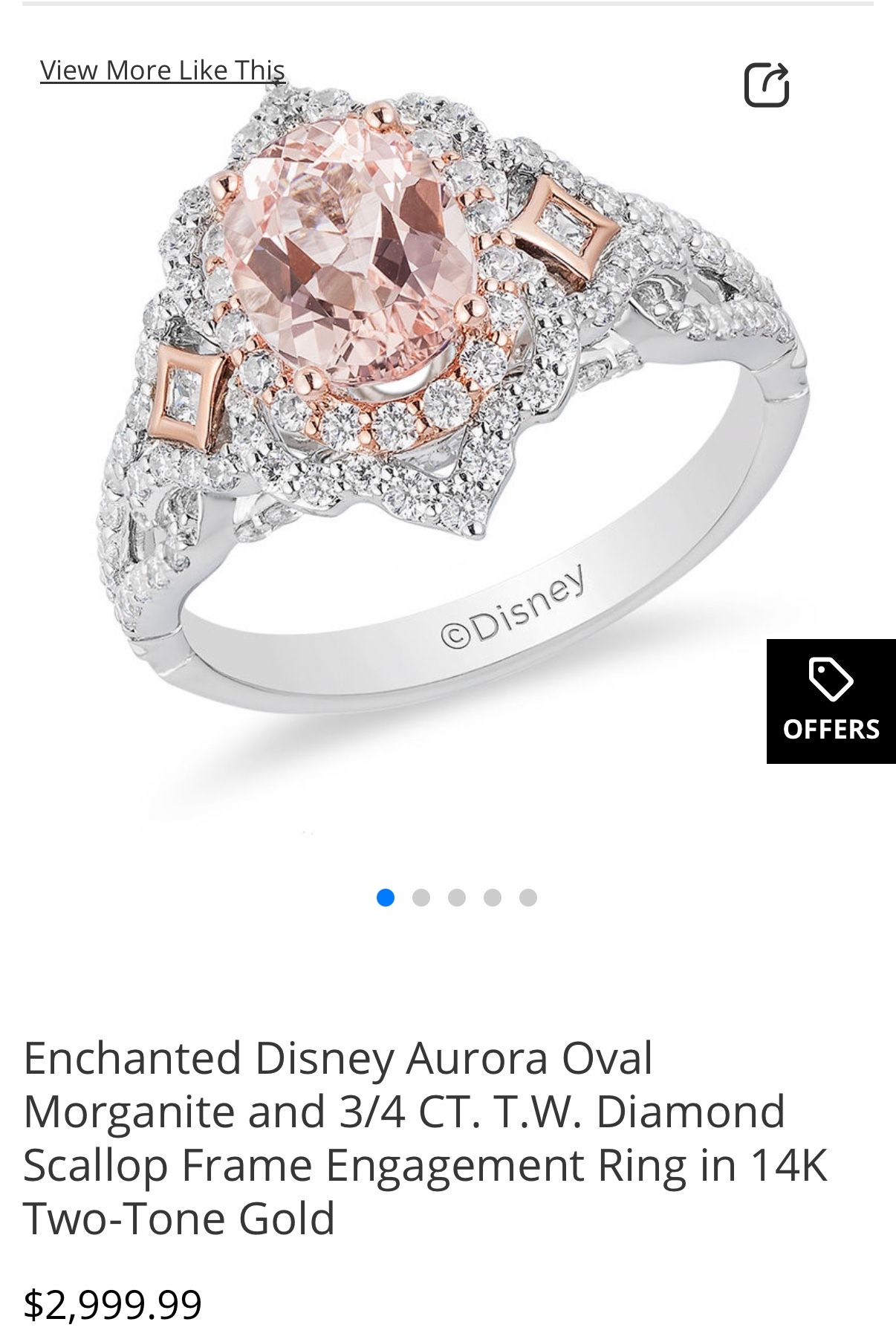 Disney Princess Aurora Ring