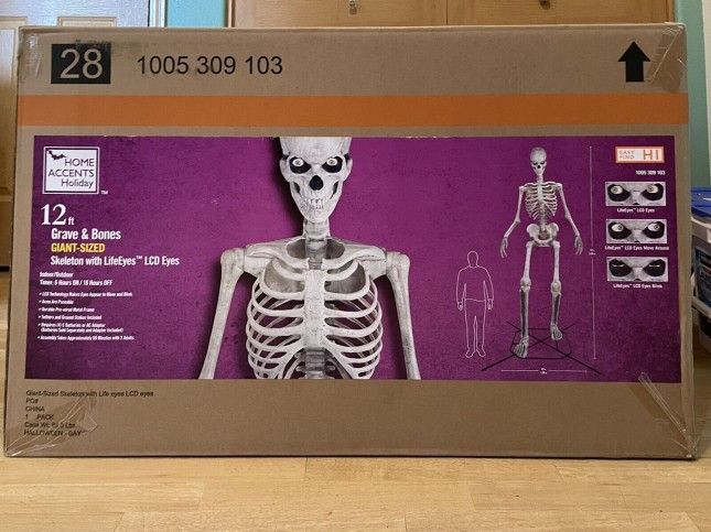 Home Accents Holiday
12 ft. Giant-Sized Skeleton