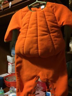 Baby pumpkin costume