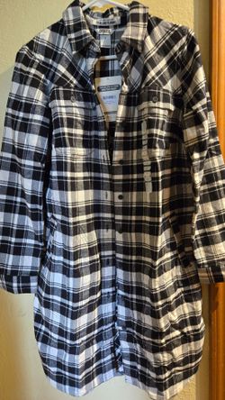 NWT- Duluth Trading Co. Women's Duster Flannel Jacket (brand new, never worn)