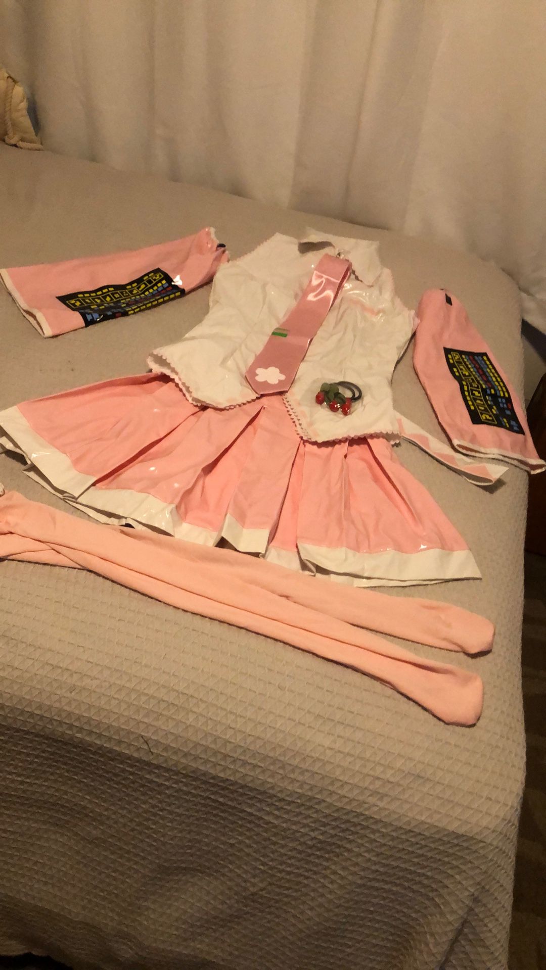 Costume for adults Halloween “Sakura Pink Dress”