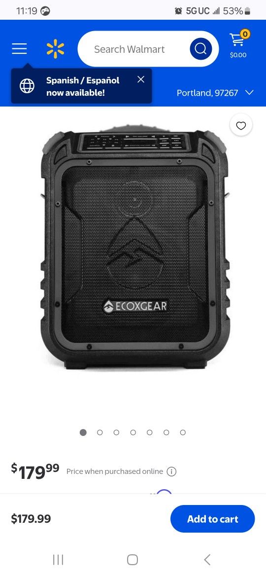 Ecoxgear Bluetooth Speaker