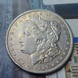 1889 O Morgan Silver Dollar