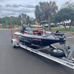 1998 Nitro Bass Boat Mercury 