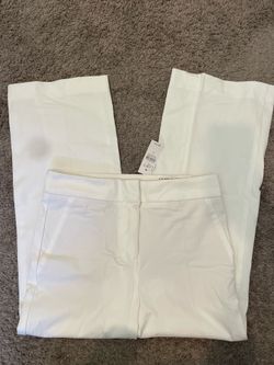 New White Slack Pants Loft