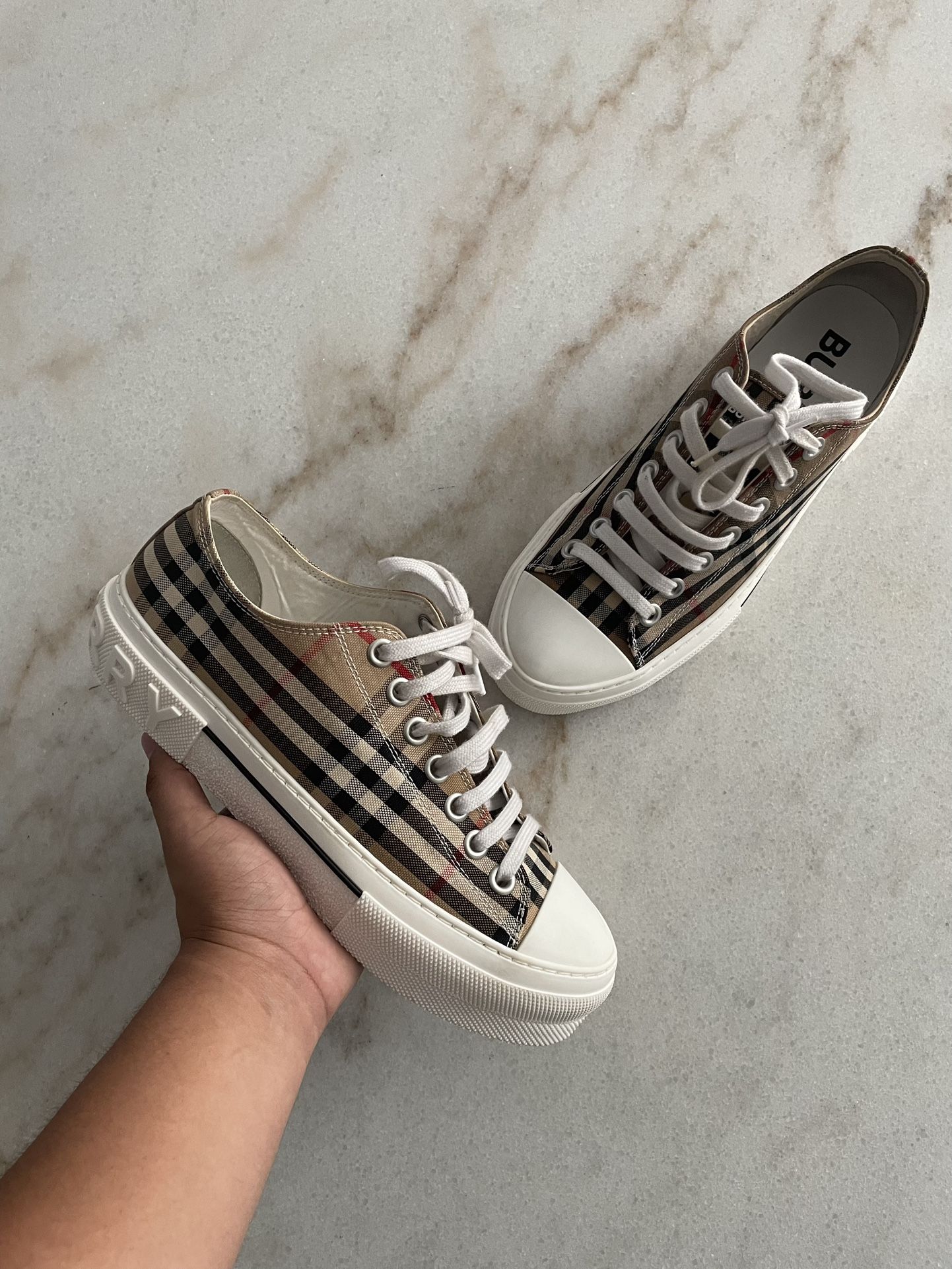 Burberry Check Shoes