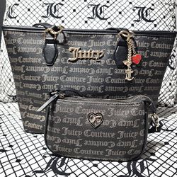 Juicy Large Handbag With Matching Wristlet Bag