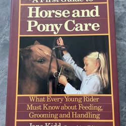 Horse and Pony Care book