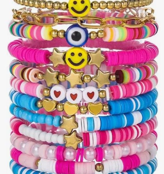 Clay bead braclets