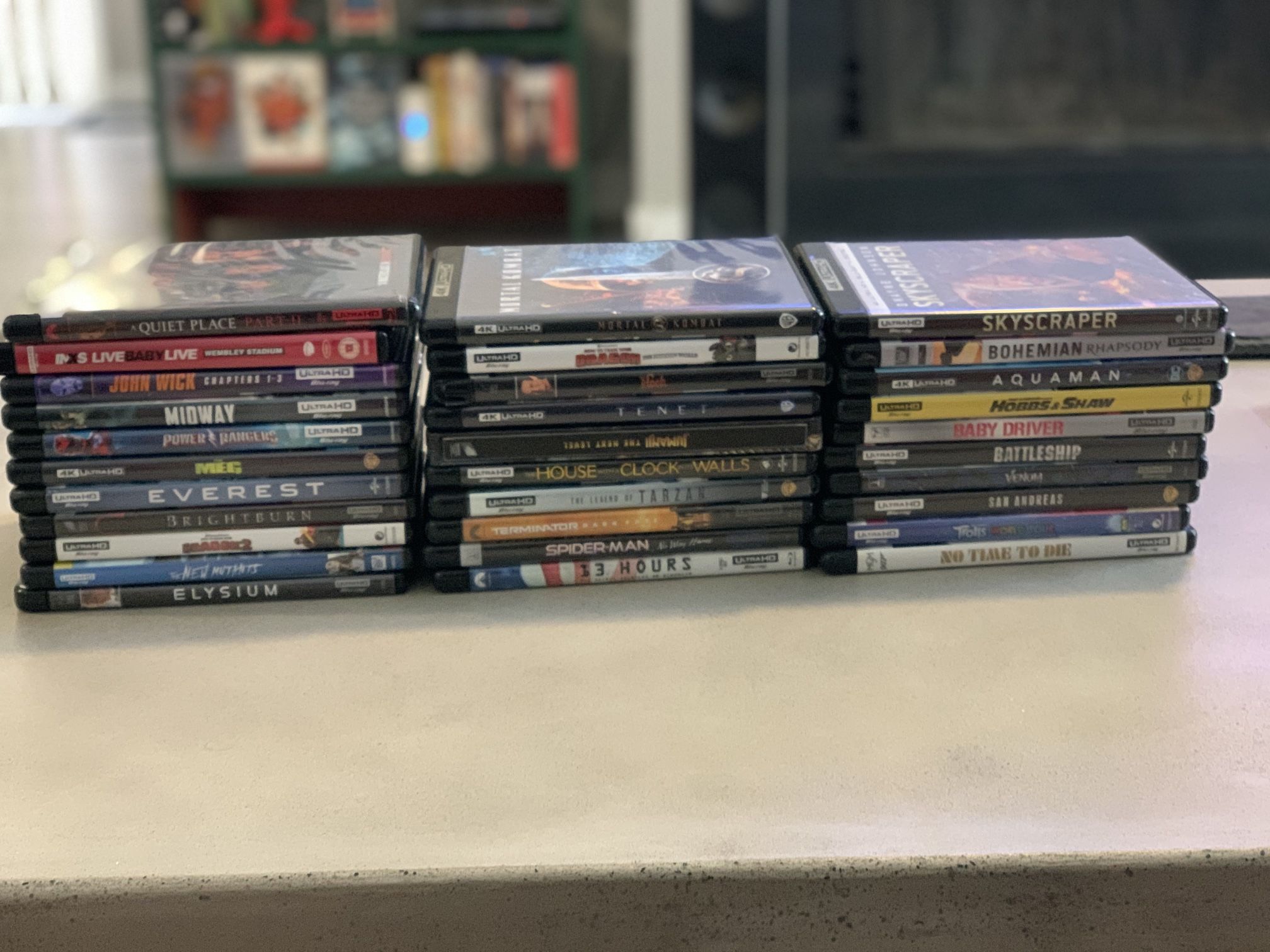 4K BluRay Used Movies—Mint New Condition
