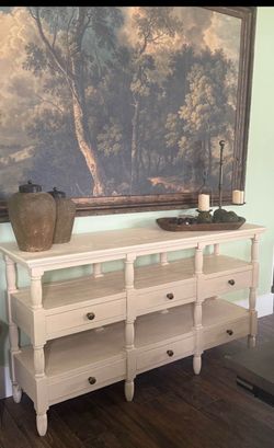 Large Buffet Solid Wood 65"