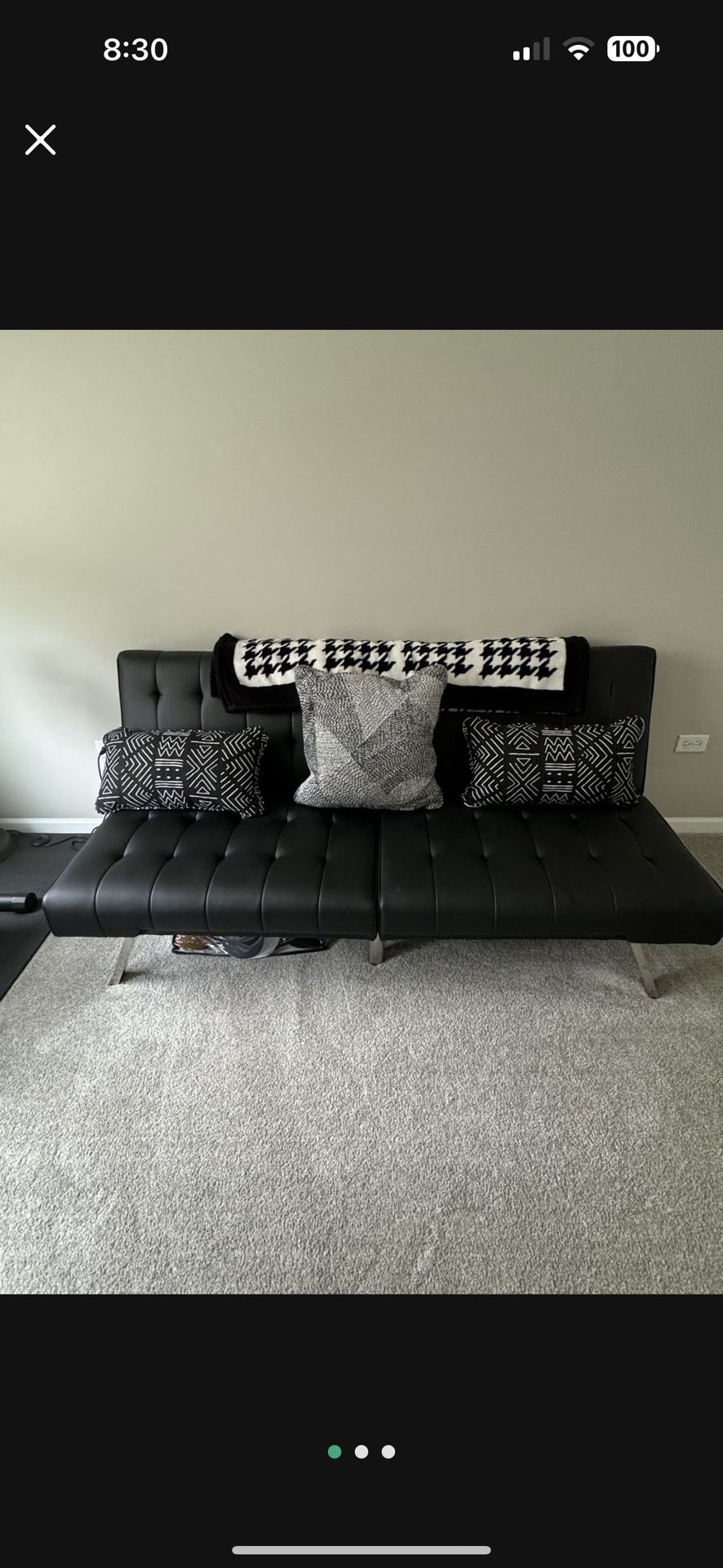 Leather Futon