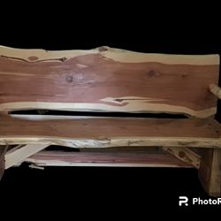 Eastern Red Cedar porch bench