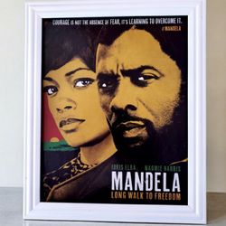 8x10 Framed Original "MANDELA"