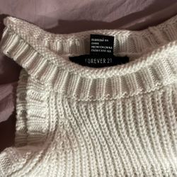Forever 21 White Sweater