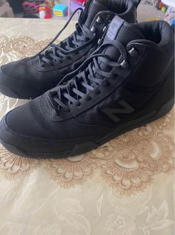 New Balance Black High-Top Sneakers