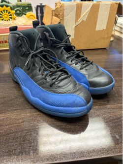 Jordan Air Jordan 12 Retro Game Royal Black/Blue High Top Men’s Size 11