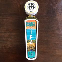 Figueroa Mountain Brew Co. Lizard’s Mouth Imperial IPA Tap Handle