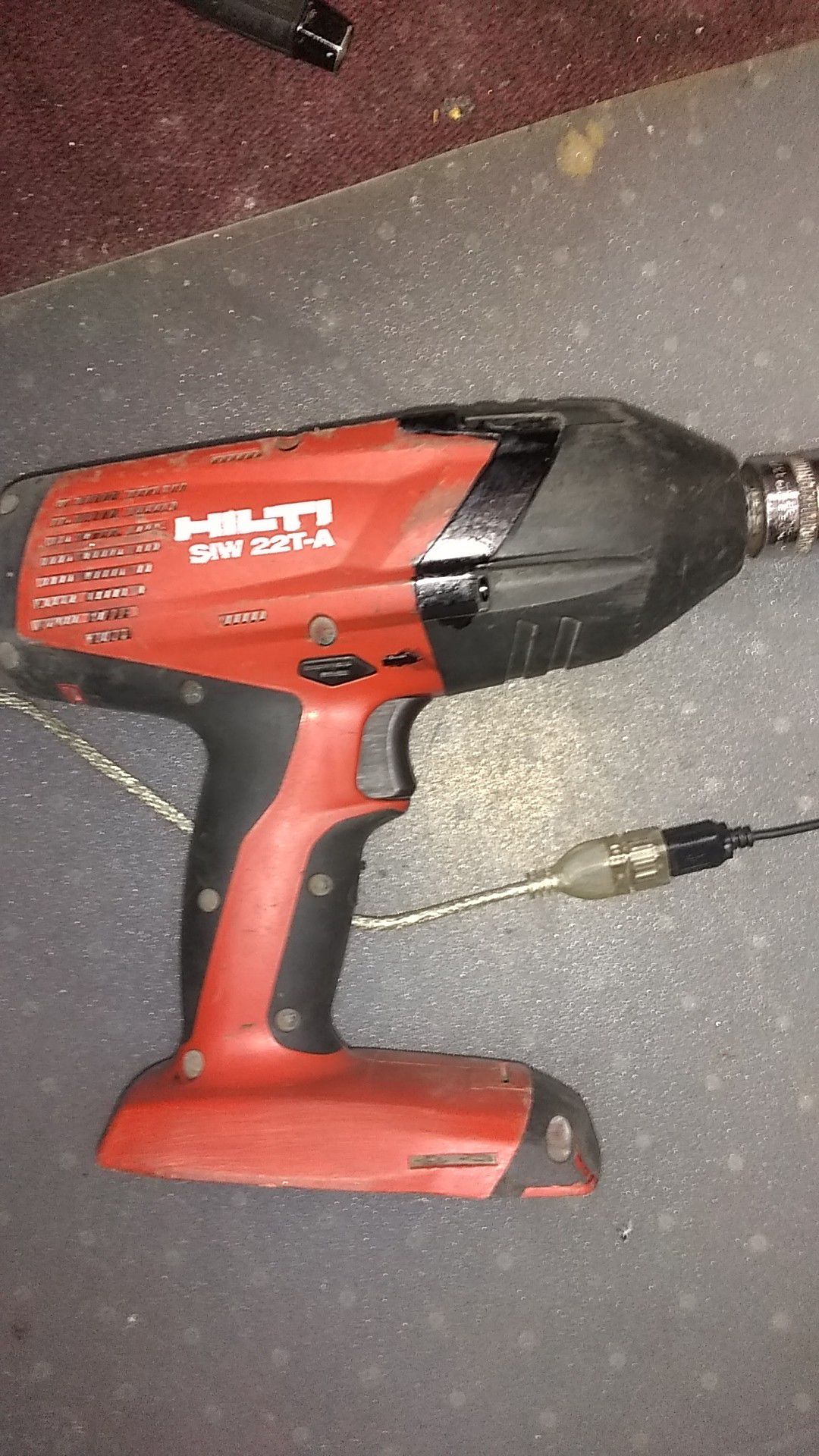 Hilti 22v 1/2" impact wrench great condition!! $180