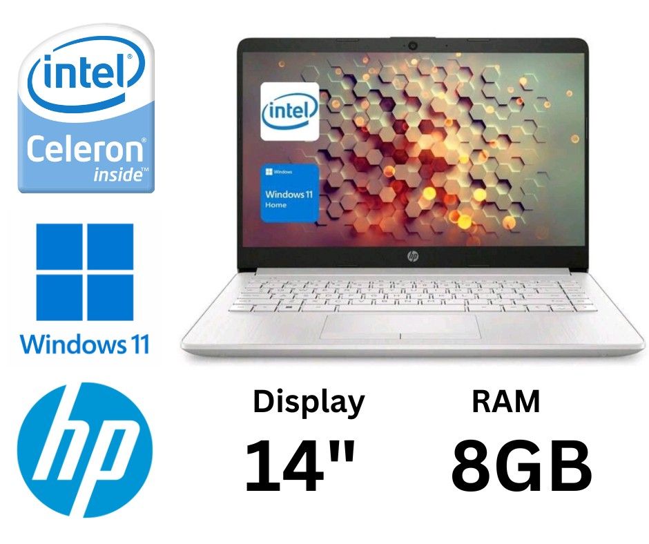 Brand New Hp Laptop 8Gb, 14" Display