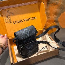 Authentic Louis Vuitton Monogram Pastel Nano Amazone Messenger Black