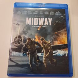 $5 BLU RAY , MIDWAY  BLU RAY ONLY NO DIGITAL OR DVD. $5 OR TRADE FOR A MOVIE TITLE  I DO NOT ALREADY OWN. 