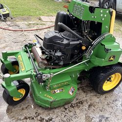 John Deere ride behind mower