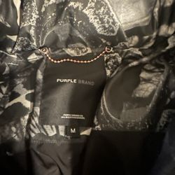 Purple Brand Puffer snake Coat