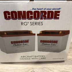CONCORDE RG-35AXC Battery 