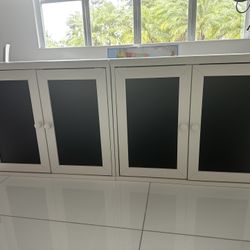 Pottery Barn Chalkboard Cabinets 