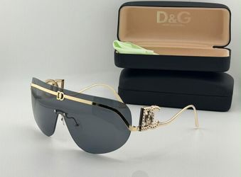 Dolce & Gabbana Shield Sunglasses with Case