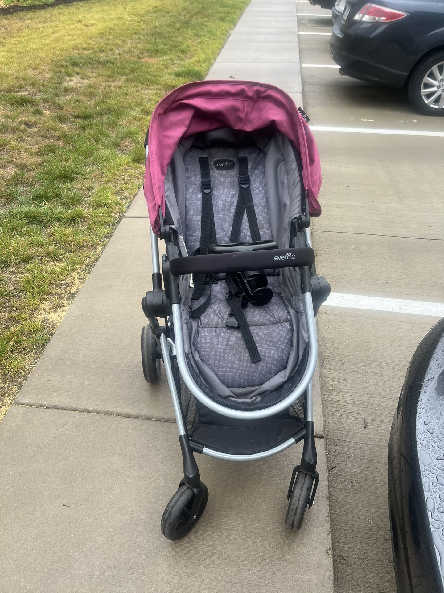 Magenta Baby Girl Stroller