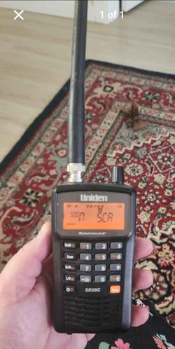 Uniden sr30c scanner