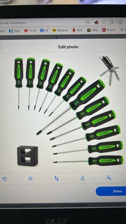 New GURADESIGN 13 pieces magnetic TORX screwdriver, set star screwdrivers